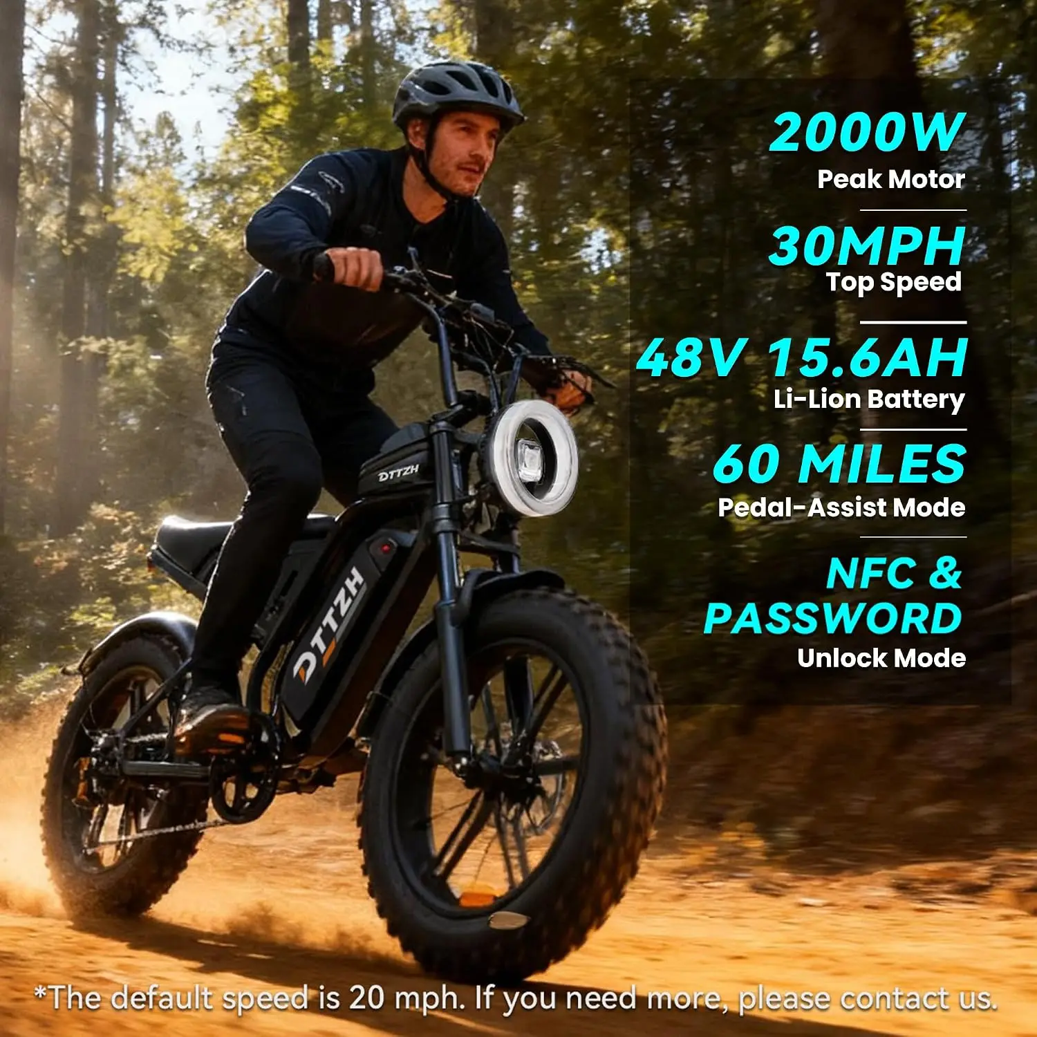 Electric Bike for Adult with NFC 2000W 3000W 5000W 60V 30Ah, Customized