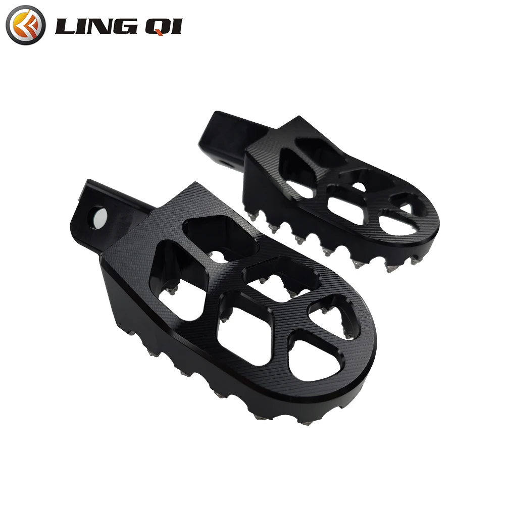 Universal Motorcycle Aluminum Gear Shift Foot Lever Pootpeg FootPegs Pedals Rests Floorboard Kits with Pin