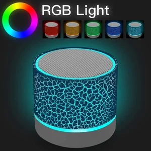 Mini Motion Bluetooth wireless speaker with LED lights, stereo super bass, rechargeable, portable, outdoor, small, tf 10 Main Sales Music Box - №6