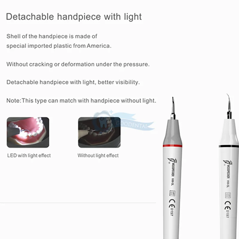 USD-P LED อัลตร้าโซนิคอุปกรณ์ทันตกรรมอุปกรณ์ทันตกรรมสำหรับคลินิกการทำความสะอาดทางทันตกรรม/ทำให้ฟันขาวขึ้น