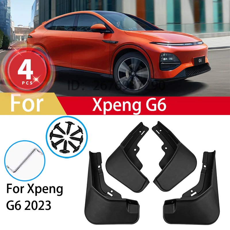 

4Pcs Mudguards For Xpeng G6 2023 2024 Mud Flaps Splash Guards MudFlaps Front Rear Fender Car Accessories