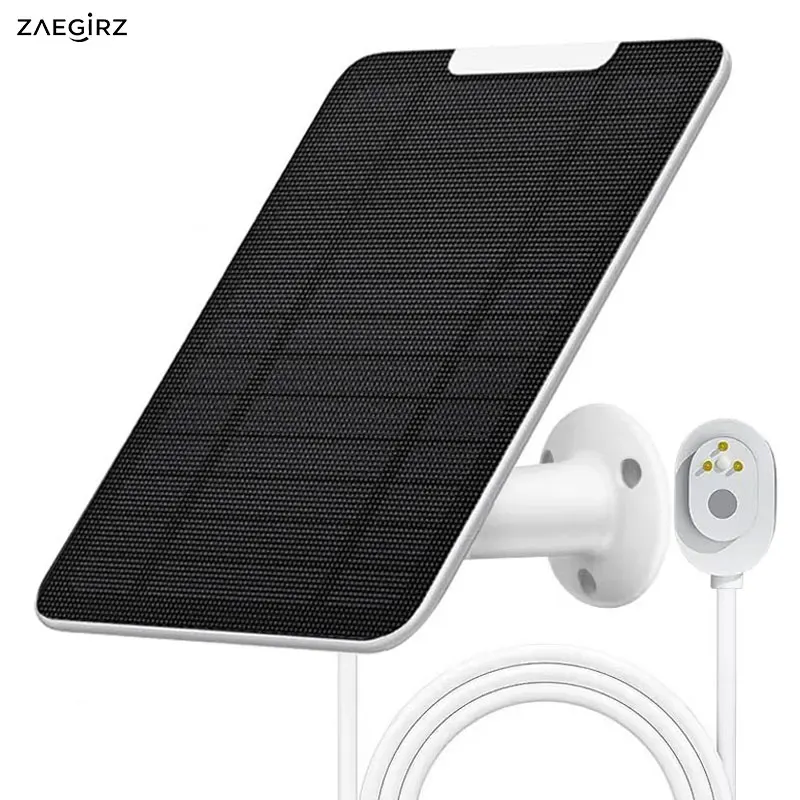 Upgraded ETFE Solar Panel Charger Non-stop Charging for Arlo Ultra/Ultra 2/Pro 3/Pro 4/Pro 5S/Pro 3 Floodlight Security Camera.