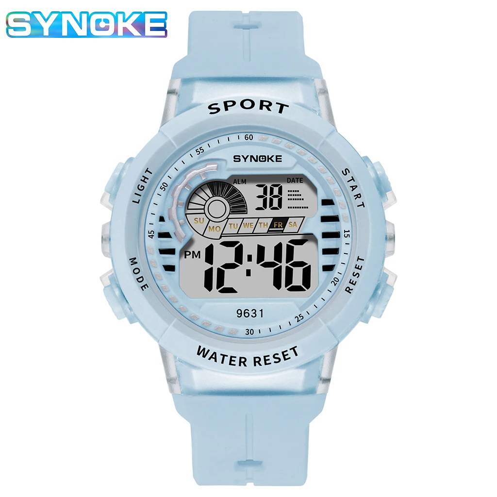 CQ115 Модные детские часы, водонепроницаемые студенческие электронные часы с календарем, повседневные часы, подарочные часы для детей