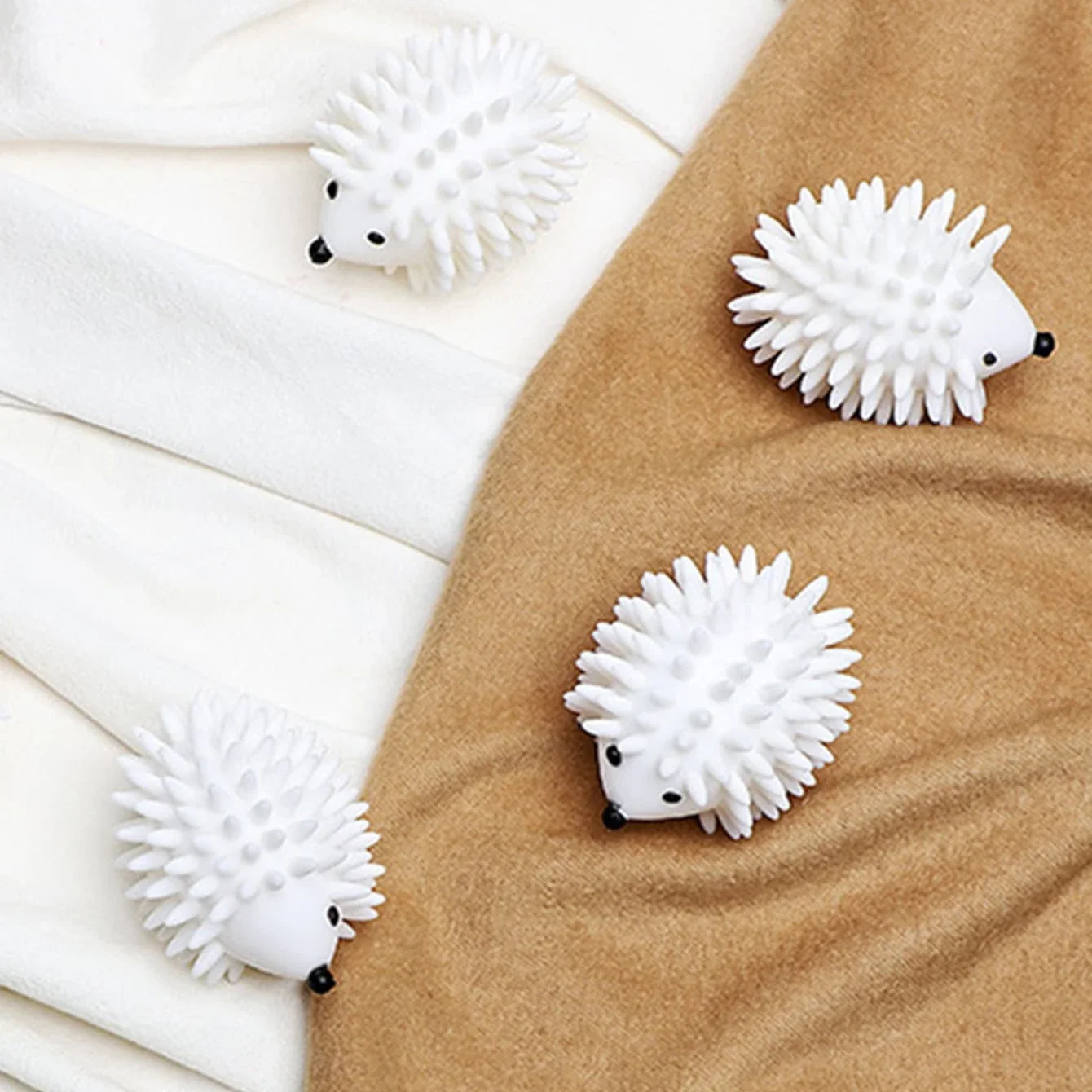 1/3pcs Laundry Dryer Balls, Cute Hedgehog Shaped, Reusable Laundry Softener, Wrinkle Release Anti Entanglement Washing Machine