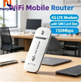 4G Pocket Reise-WLAN-Router |   Mobiler Hotspot mit SIM-Kartensteckplatz, 3G USB-Dongle Kompatibel