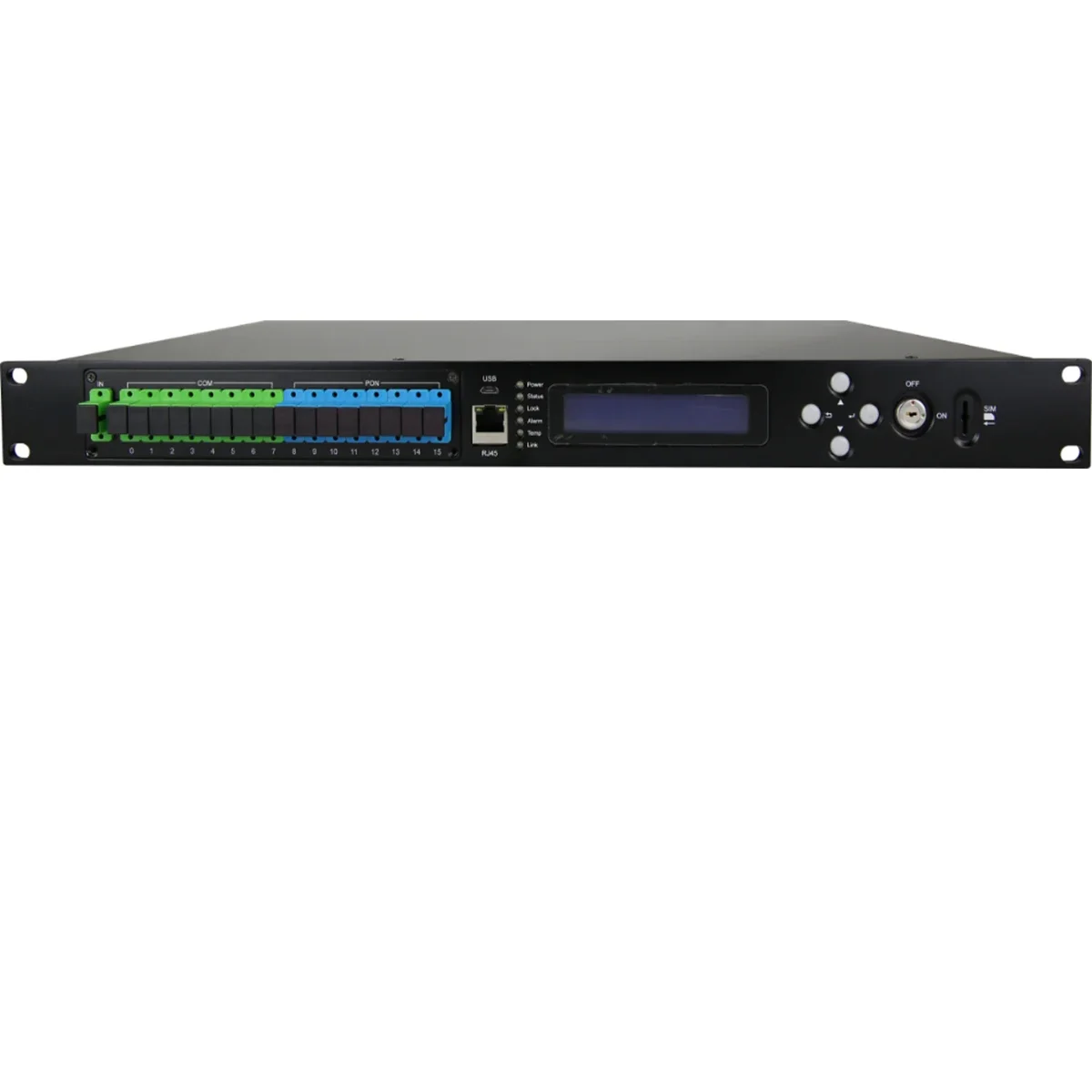 

1U CATV 8-портовый 22DB WDM WEB SNMP GSM высокой мощности EDFA оптоволоконный усилитель 56EYA1-8*22