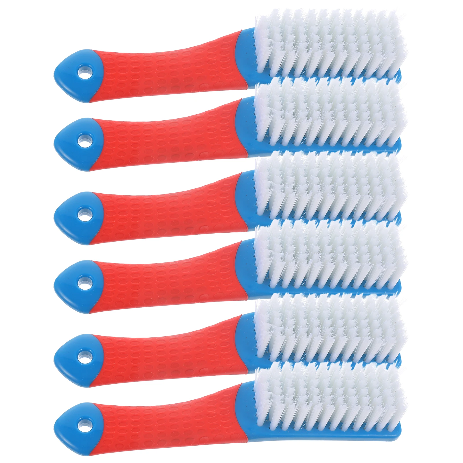 

10 Pcs Shoe Brush Laundry Stains Upholstery Couch Clothes Soft Nylon ABS Material Efficient Cleaning