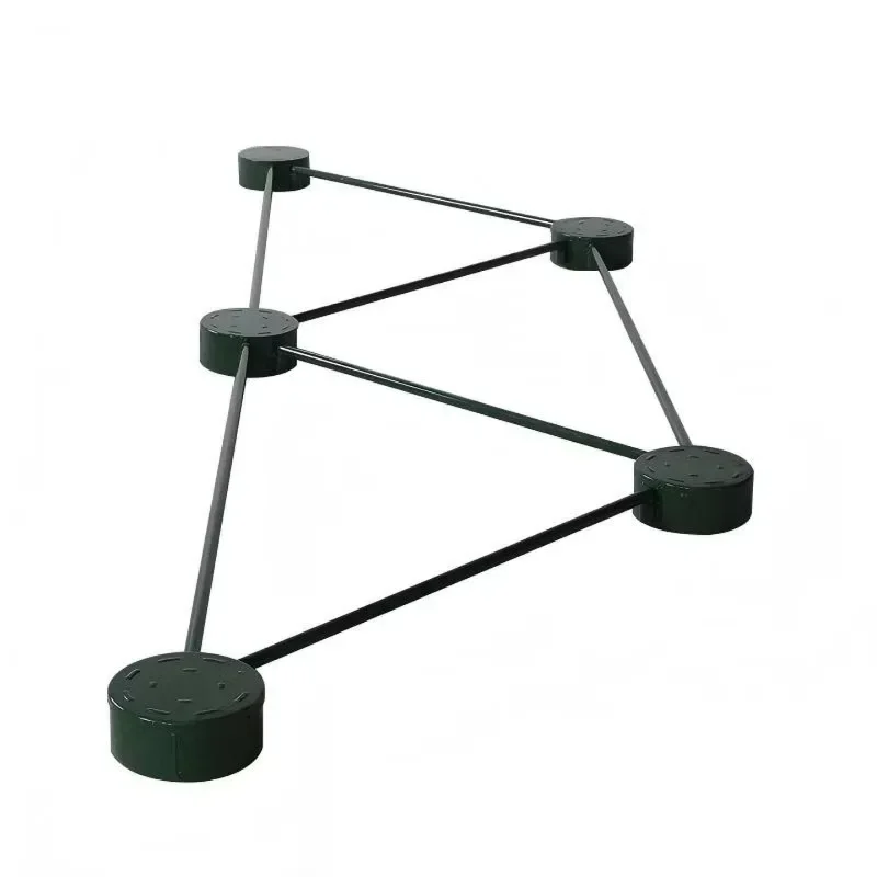 400 meters obstacle mobile physical training equipment, a pair of turning flags