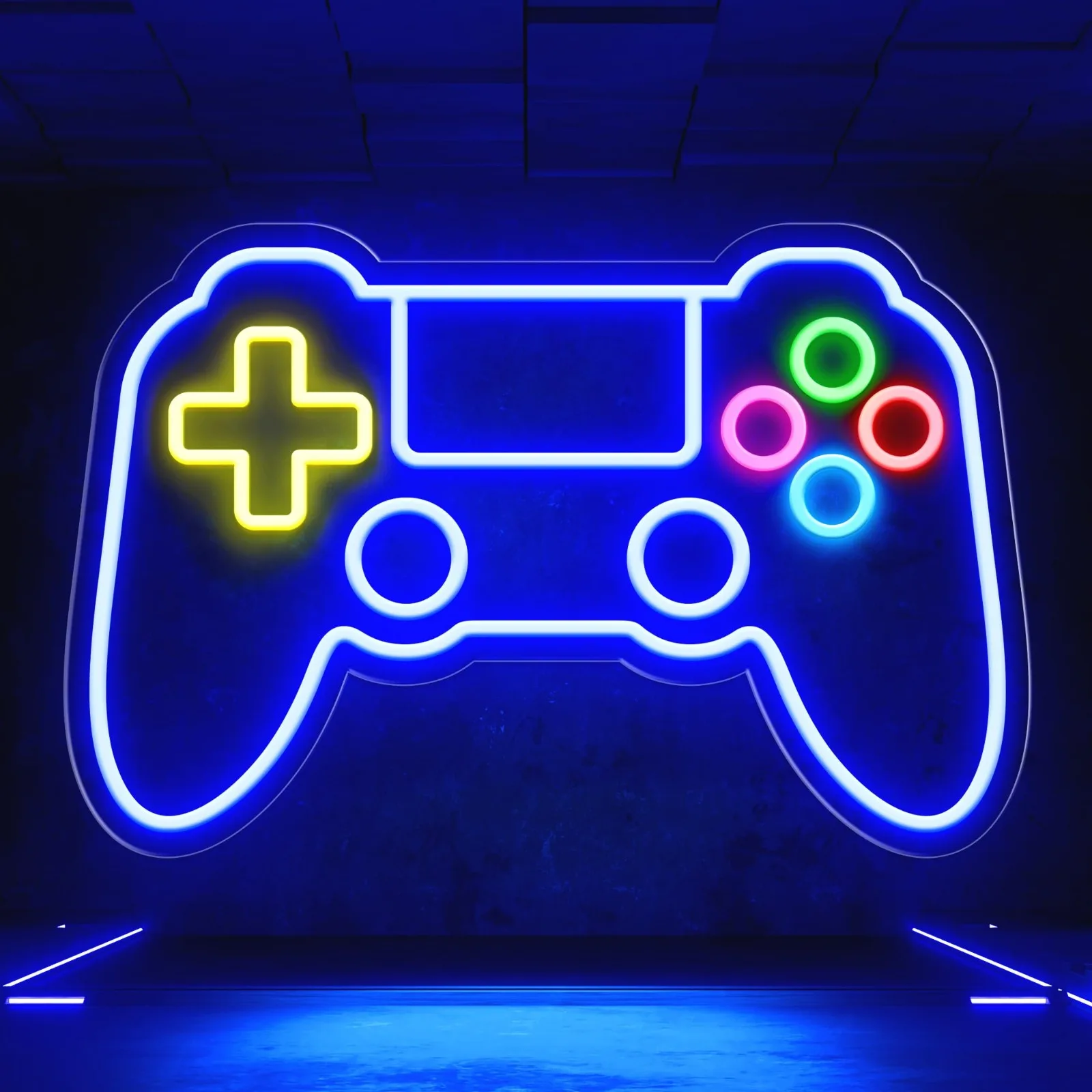 

Gamepad Shaped Neon Signs Neon Lights Neon Signs for Wall Decor ' for game room Decoration Perfect Christmas and Holiday Gift