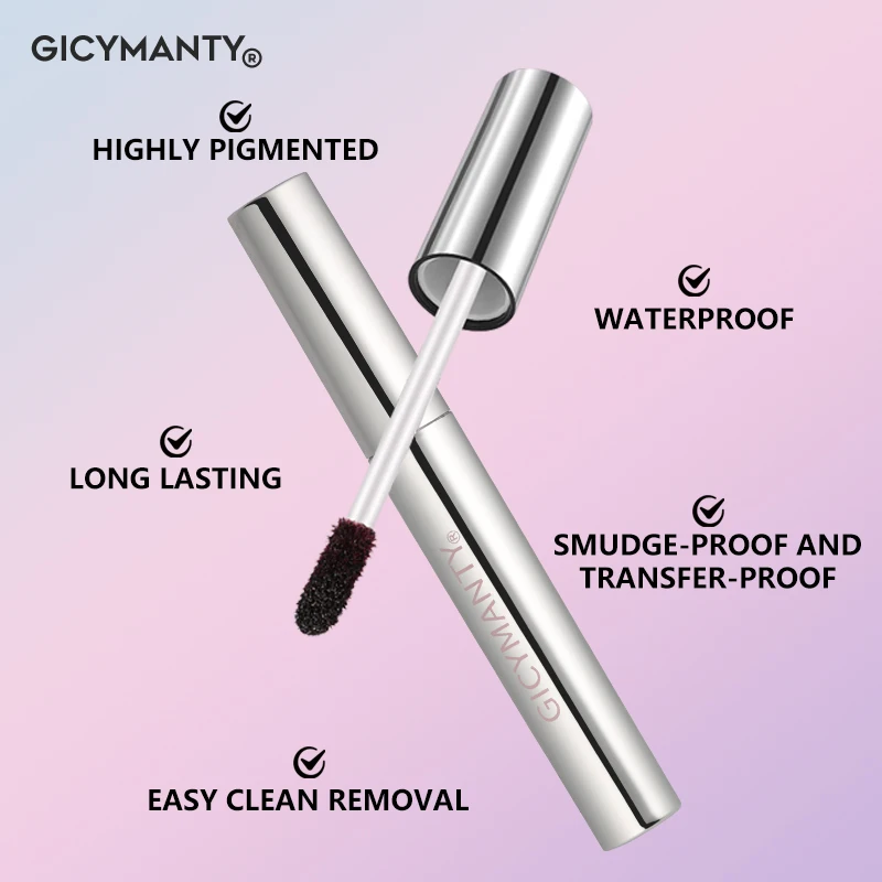 Caneta de linha labial vermelha com boca rasgada pode deixar cor por um longo tempo, cor labial tingida a rasgo não é fácil de desbotar, boca marrom roxo lip lin