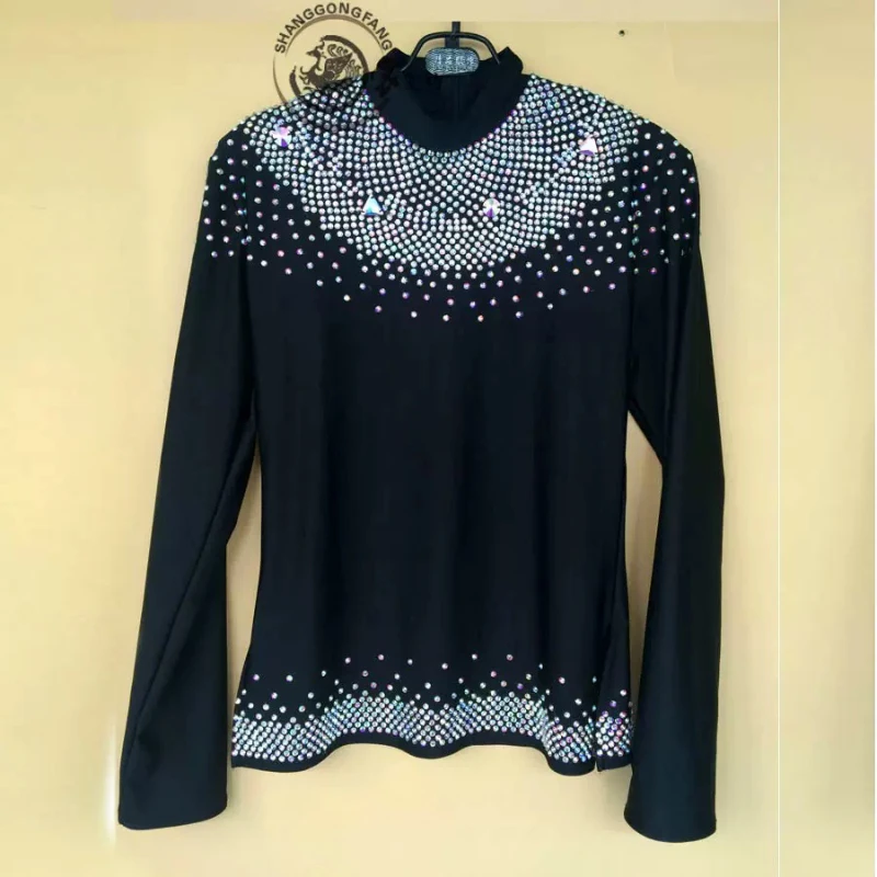 Professionalism Dance Clothes For Men Advanced Customization Tuxedo Latin Ballroom Waltz Flamenco Dancing Clothing Adult