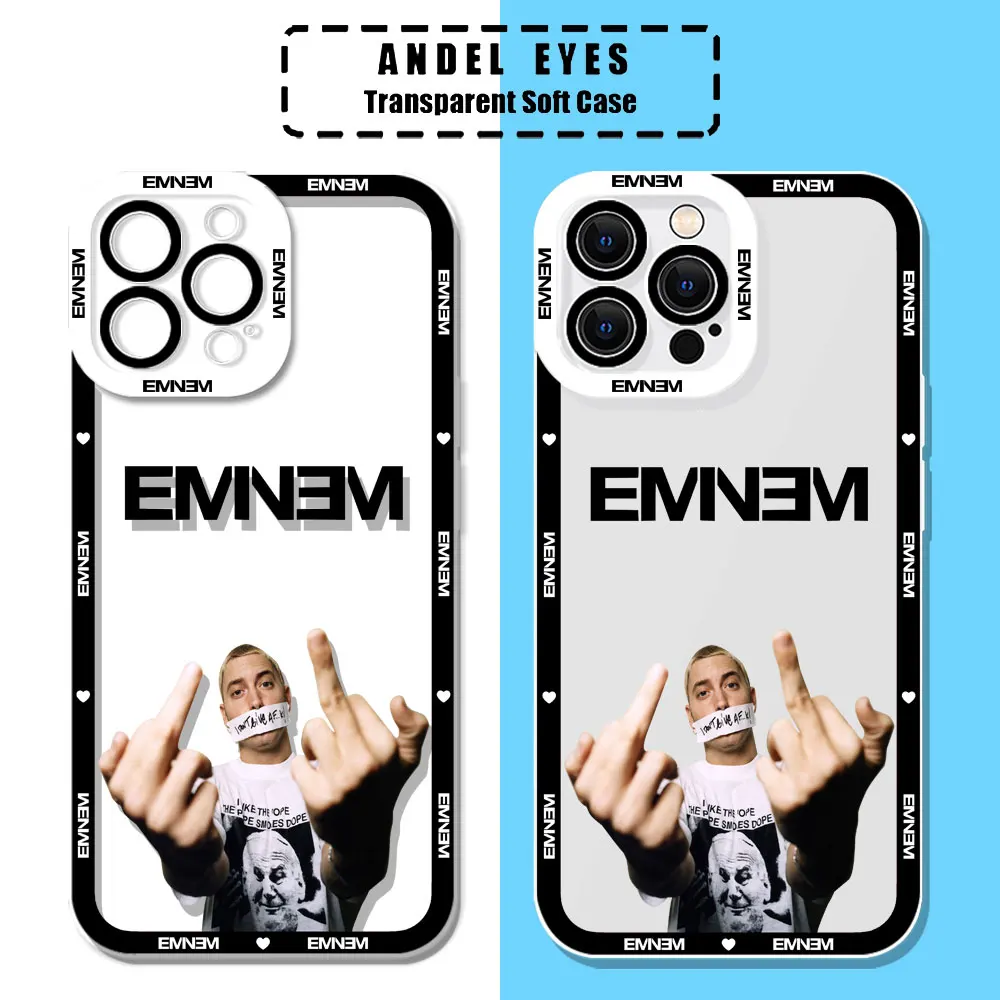 Eminem Hop Rapper Phone Case For OPPO A98 A96 A94 A92 A79 A78 A74 A73 A58 A57 A55 A54 A53 A35 A31 A17 A16 A15 Transparent Cover