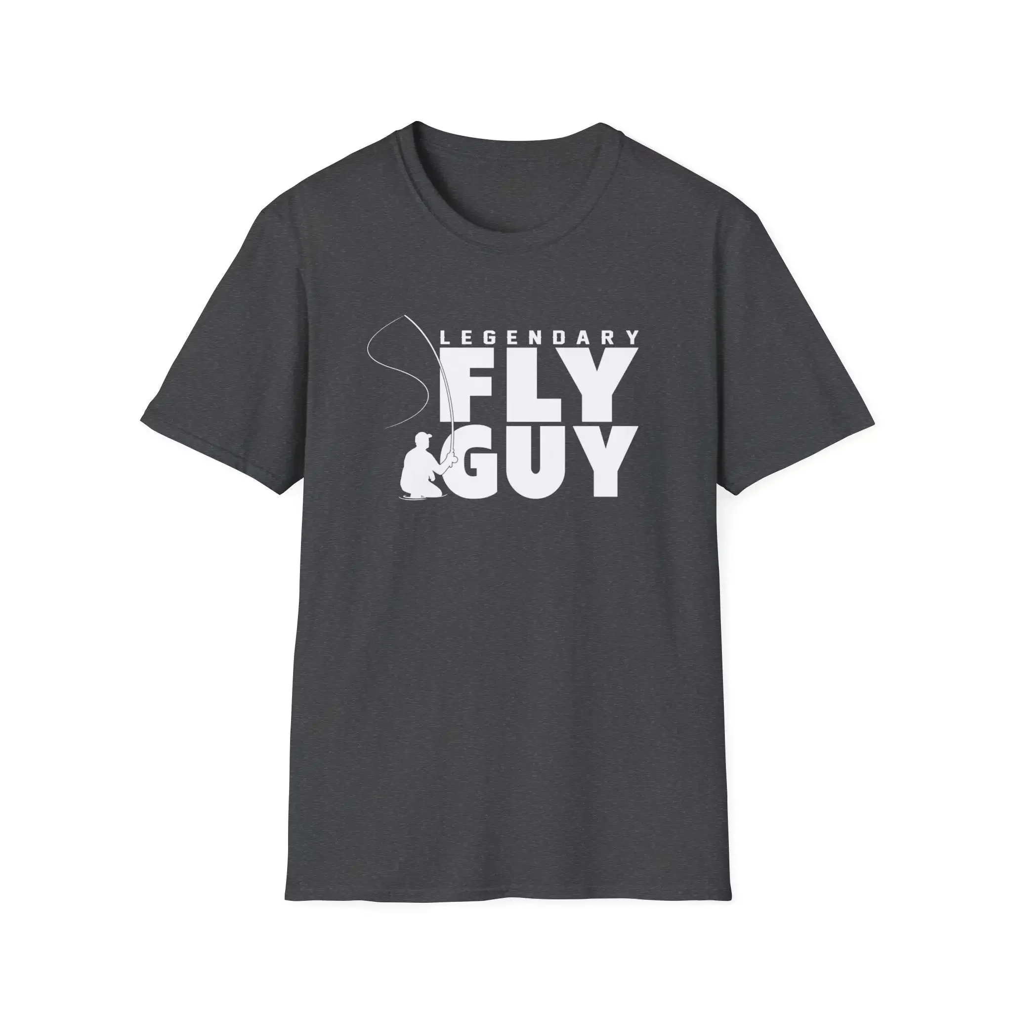 Camiseta de pesca con mosca para hombre, idea para pescador, chico legendario