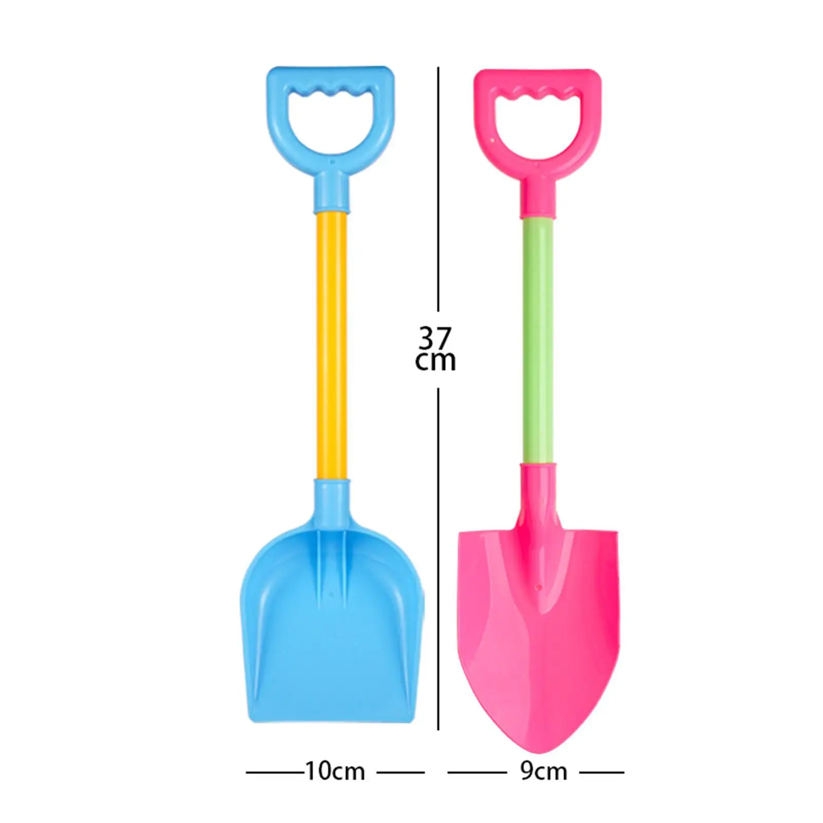 2 Pieces Kids Beach Spades for Children Beach Toys for Beach Snow Garden