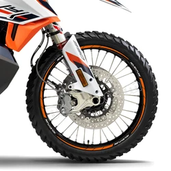 Adesivos para rodas de motocicleta, decalques de aro de corrida, fita reflexiva de 21''19'' 18''17'' para SUPER 1290 ADVENTURE Adv 990 1190 1090