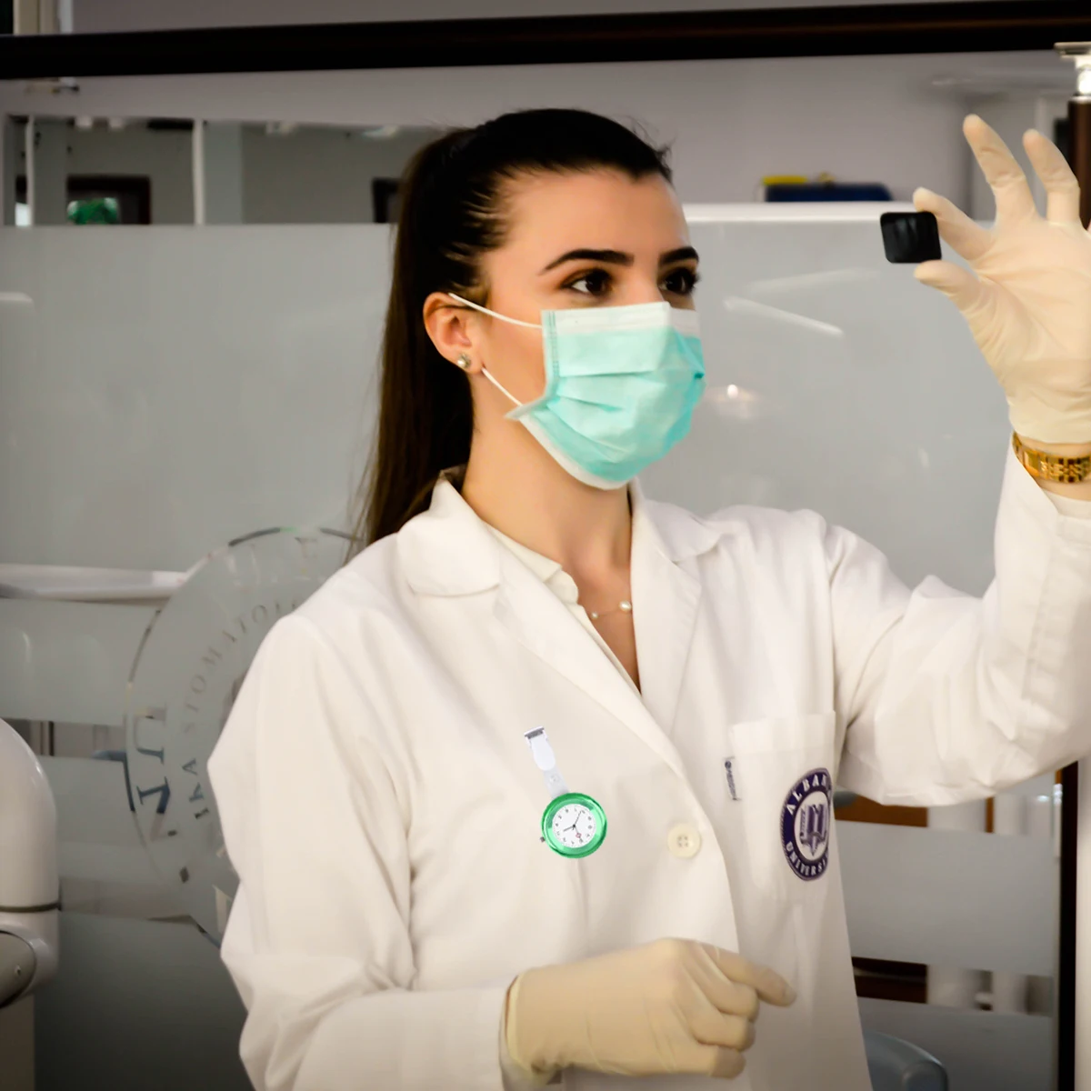 Accessori per orologi da tasca per infermiere Orologi da medico portatili da appendere di colore verde per occasioni mediche Stile orologio da petto