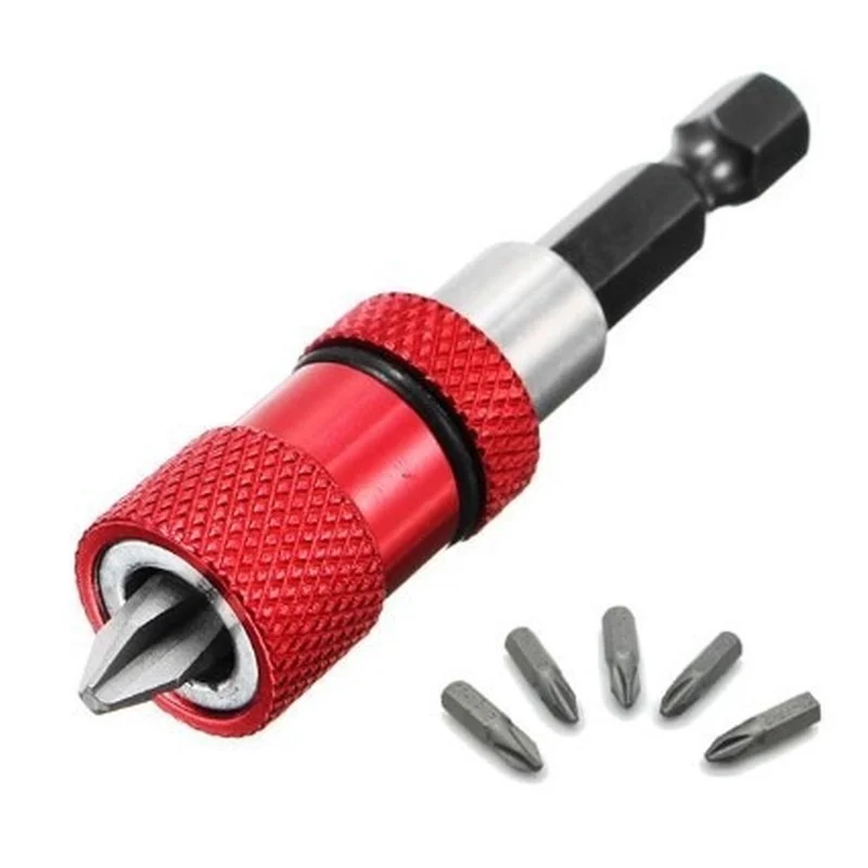 Imagem -05 - Chave de Fenda Magnética Bit Holder Profundidade Ajustável do Parafuso Hex Driver Ph2 Scewdriver Bits 60 mm Quick Holder 1pc Pol