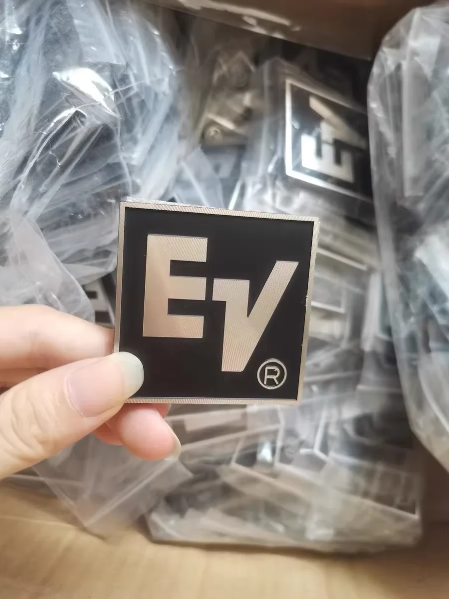 High Quality EV Metal Car High Fidelity Speaker Badge Stereo Badge Sticker Car Interior Accessories