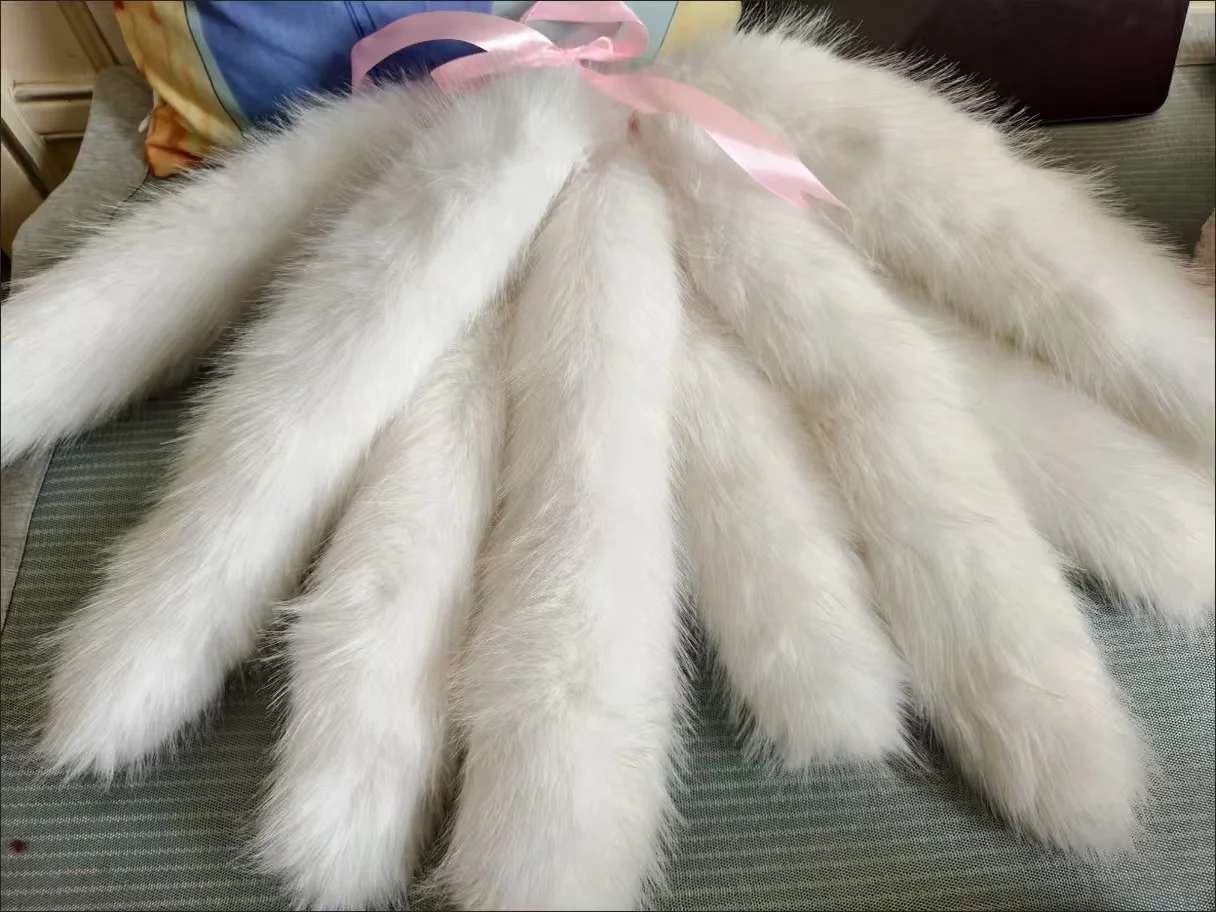 cosplay cauda de raposa de nove caudas LOL League of Legends Ahri o brinquedo de raposa de nove caudas
