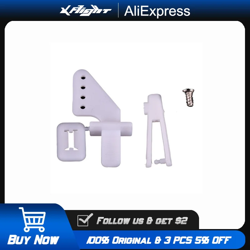 

4-Hole Nylon Control Horn Set for RC Airplane with Self-Locking Design & Reinforced Ears
