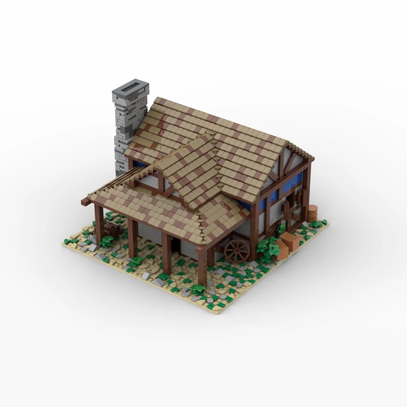 Moc Age of Empires gra scenariusz architektura Model modułowy zamek klocki montażowe klocki zabawki prezenty edukacyjne dla dzieci