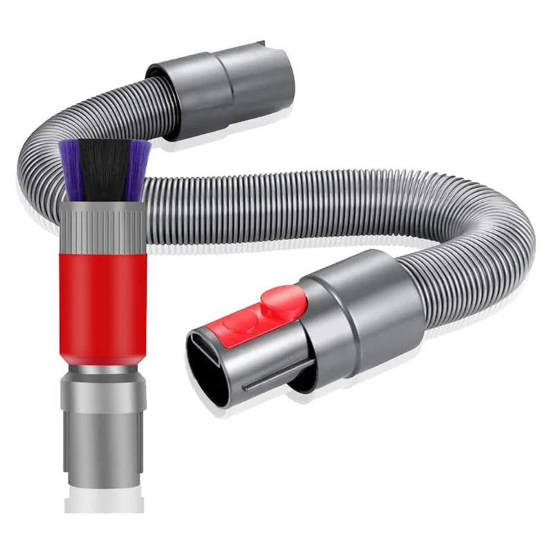 

Акция! Щетка для пыли для пылесоса Dyson V7 V8 V10 V11 V15, самоочищающаяся мягкая щетка для пыли с гибким удлинительным шлангом