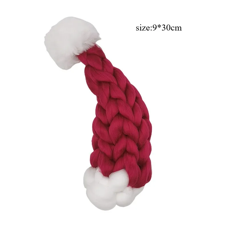 

Hand-woven Christmas Hat Super Coarse Red Wine Bottle Style Christmas Tree Decorative Hat 2025 Fashion Trend