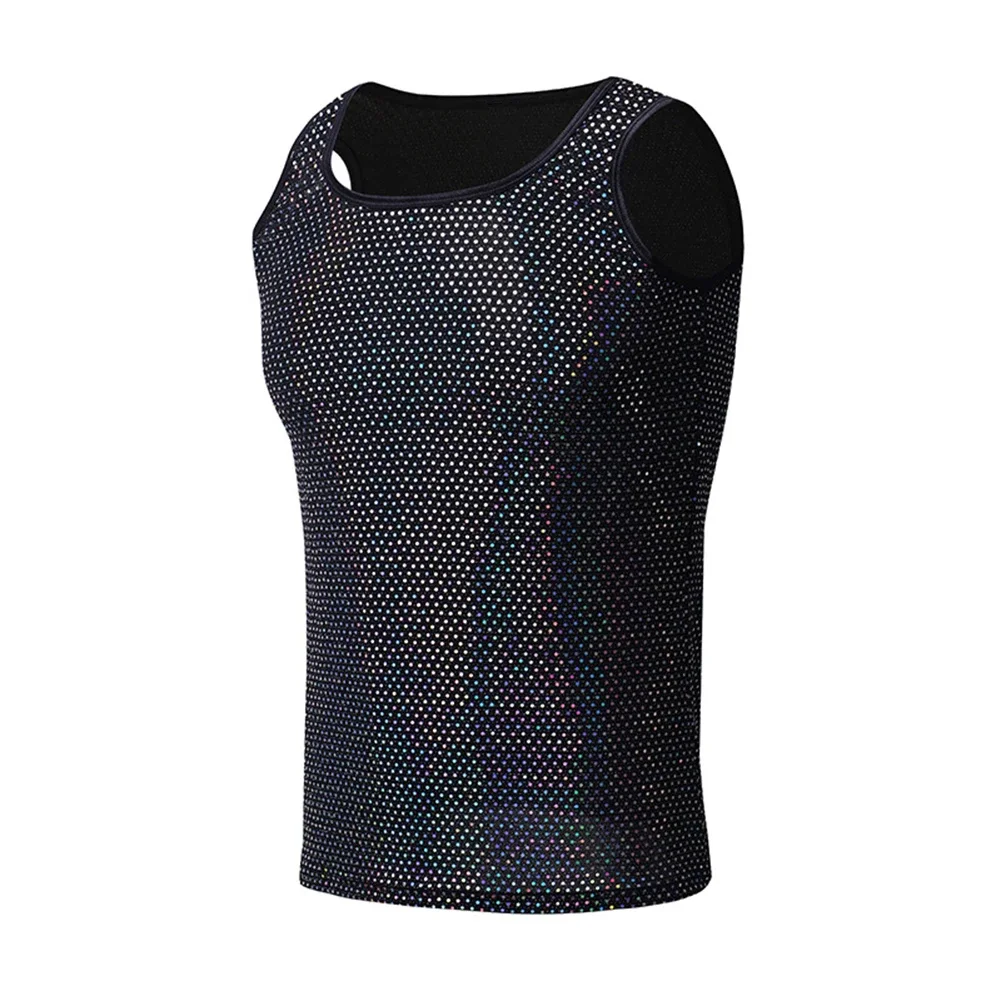 

Sleeveless Muscle Top Breathable Sports Vest Gym Training Breathable Quick Dry Sports Vest Bodybuilding Casual Wear