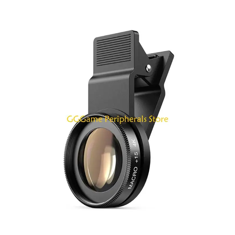 U55B Universal Double Overall Lens 30X Magnification High Clear Visual Glass Portable Clip On Design Suitable For Smartphones