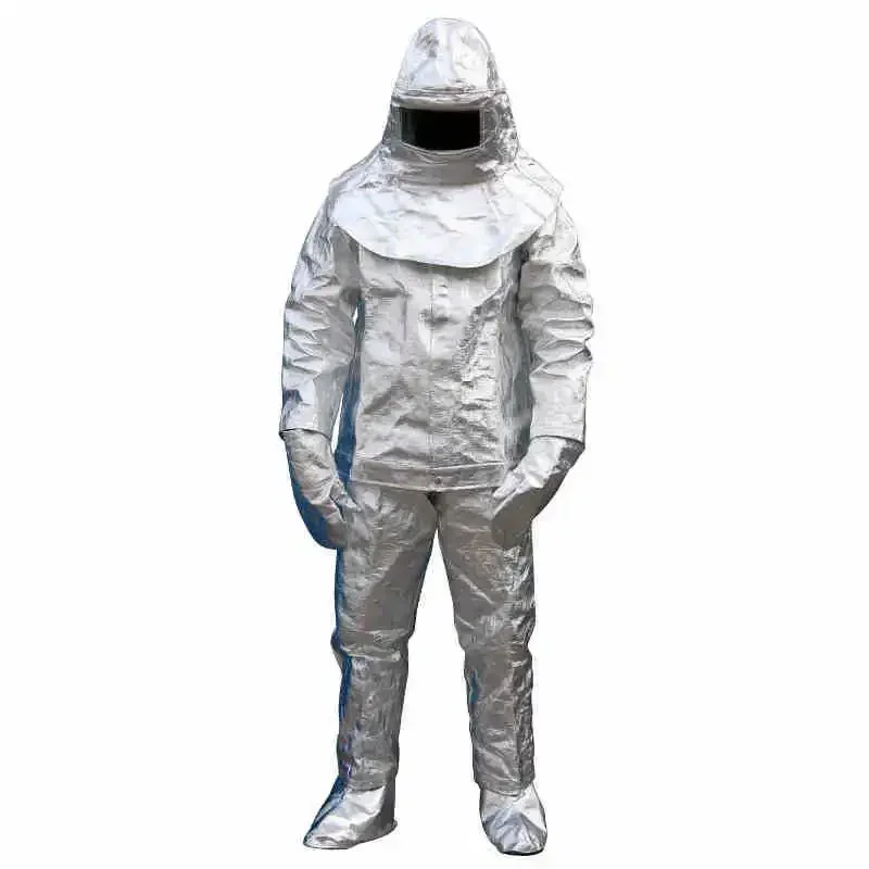 Firefighter's Heat Insulation Suit Fire Protection Suit Fire-Proof Suit High Temperature Resistance of About 1000 Degrees