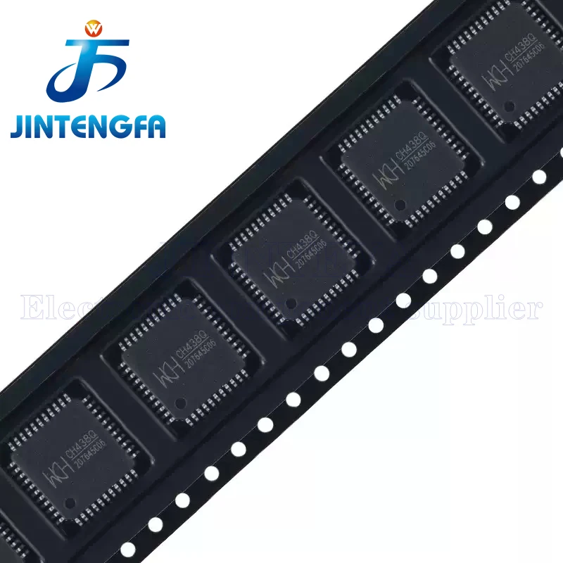 CH438Q CH438 SMD LQFP-44 10x10 8 Serial Port Chip UART IC