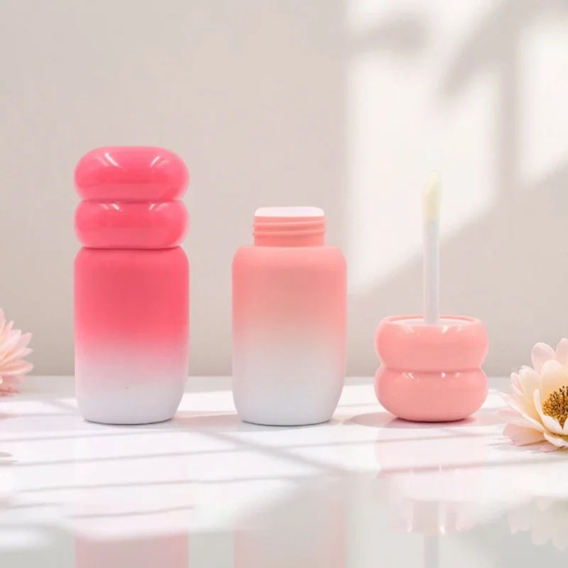 1/3 pièces 4ml rechargeable vide dégradé brillant à lèvres Tubes cosmétique baume à lèvres bouteille mignonne en vrac bricolage liquide rouge à lèvres brillant à lèvres Tube