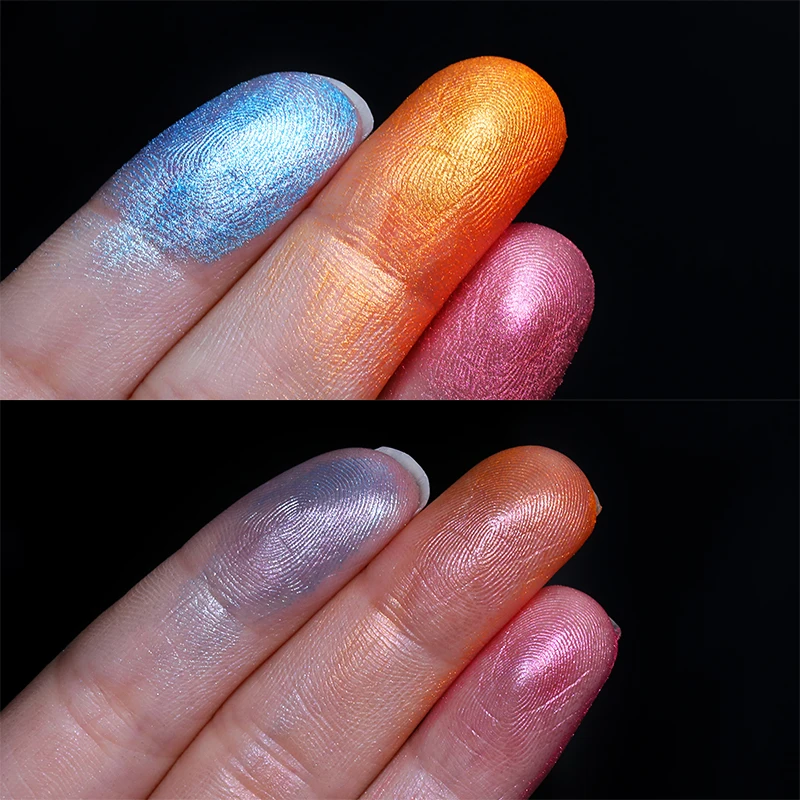 Neon Pearl Powder Gradient Glitter Mirror Pigment Metallic Effect Colorful Nail Art Dust Gel Polish Chrome Manicure Decorations