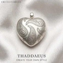 Pendant Large Heart Locket,2021 Spring Brand New Fine Jewelry Europe 925 Sterling Silver Accessories Romantic Gift For  Woman
