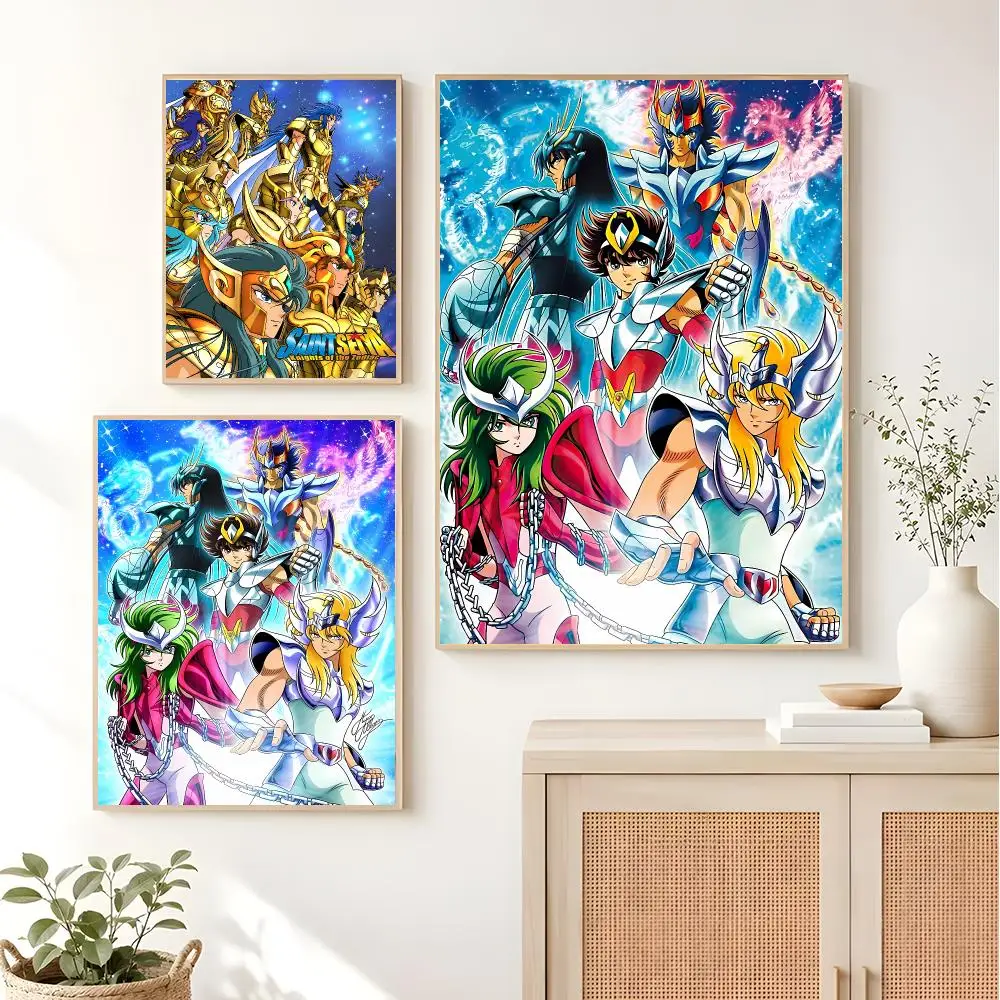 Celestial Heroic Anime S-Saint Seiya Poster For Bedroom Living Room Home Decor Festival Gift Birthday Present