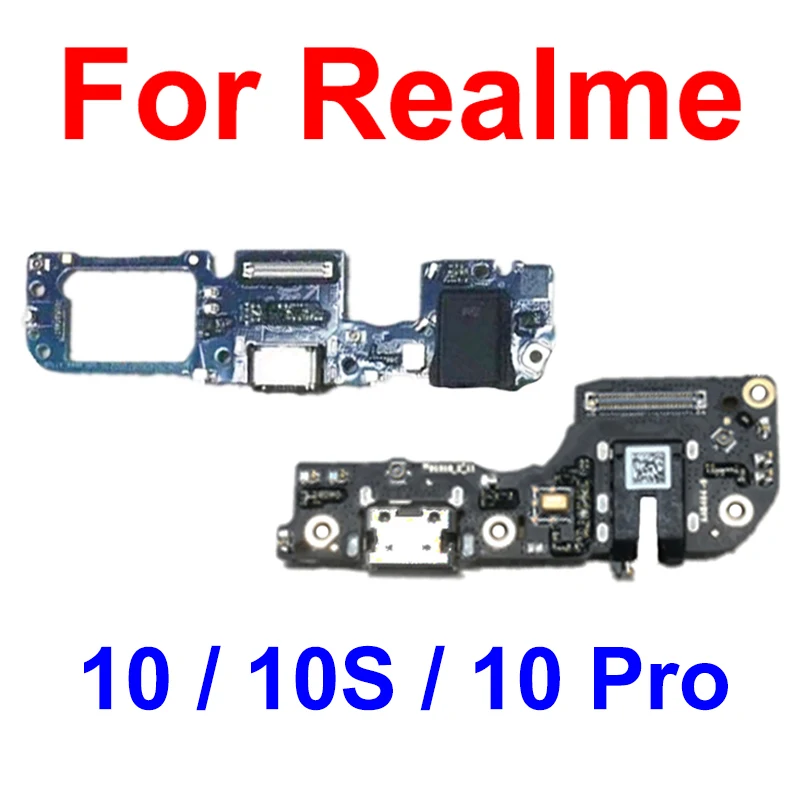 USB Charger Dock Flex Cable For Realme 10 10S 10 Pro 4G 5G USB Charging Jack Port Flex Cable Connector Replacement