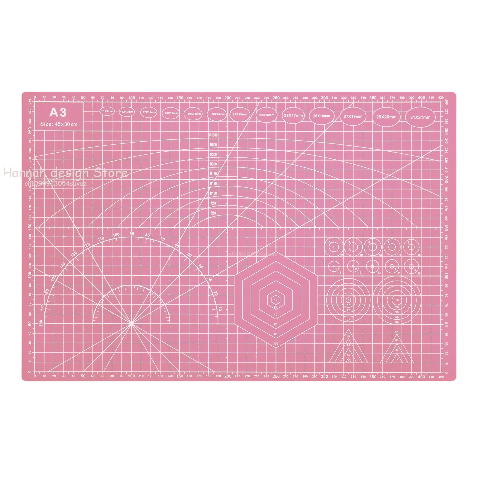 A3 Self Healing จักรเย็บผ้า,9 นิ้ว x 6 นิ้วตัด, เขียงสําหรับเย็บหัตถกรรมงานอดิเรกผ้า Precision Scrapbooking โครงการ