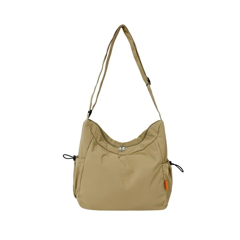 

Large-capacity solid color simple workwear style crossbody bag for men2025New lightweight sports tote bag for travel