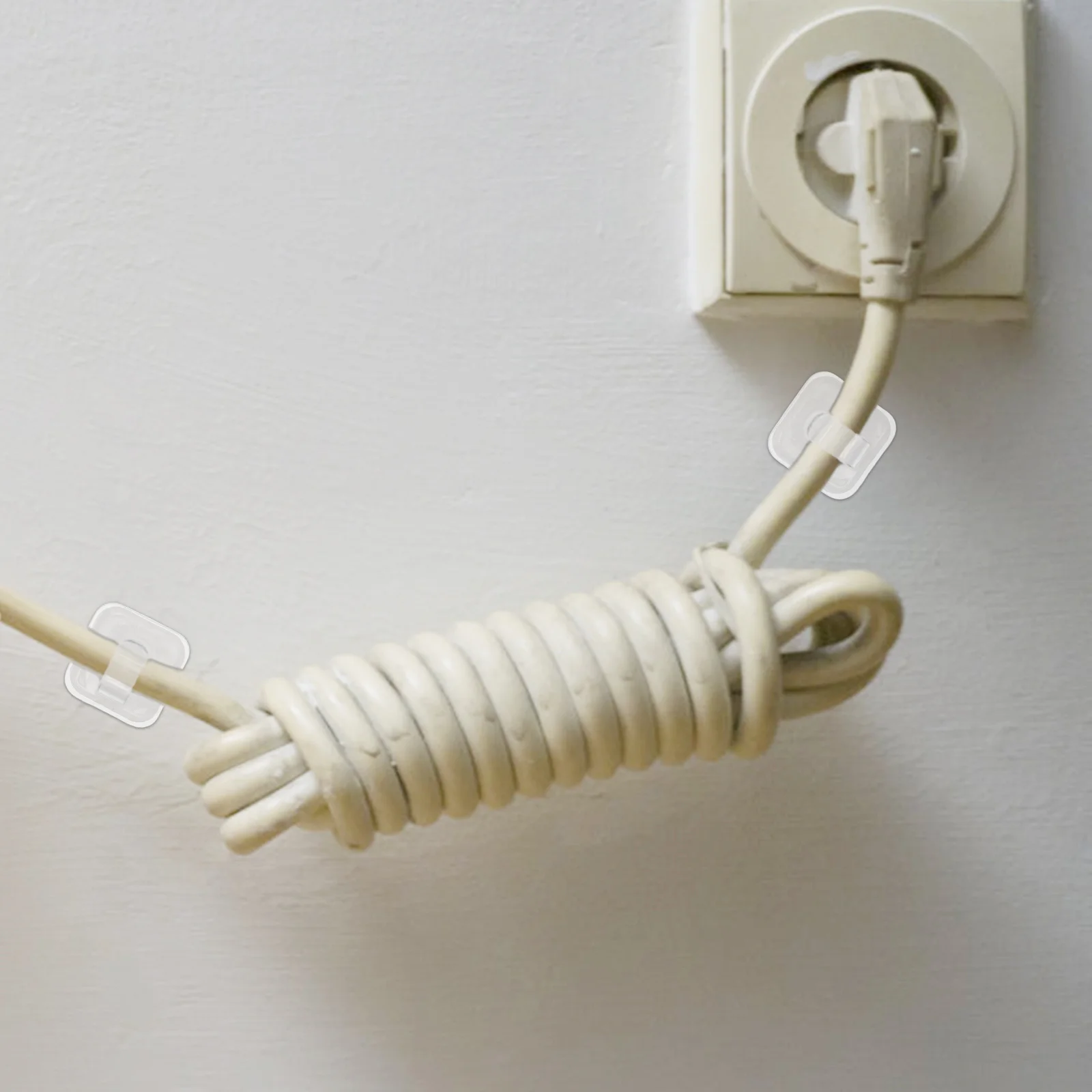 

20pcs Transparent Light String Hanging Clips Clear Indoor Outdoor Hooks For Balcony Party Camping Reusable Adhesive Cable