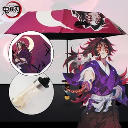 Demon Slayer Kokushibo Katana Umbrella Folding Parasol Kimetsu No Yaiba Tanjirou Kokushibo Demon Slayer Katana Sword Umbrellas