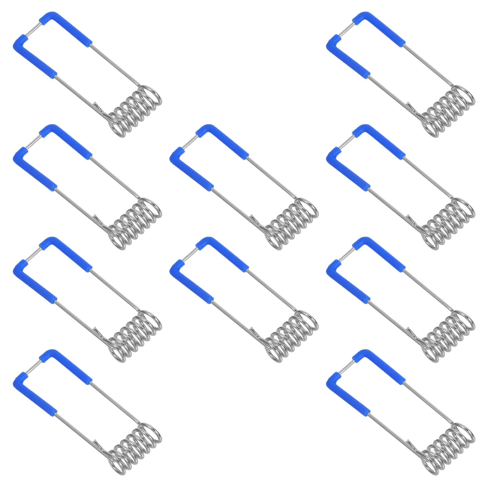 

10pcs Lamp Retaining Spring Clips for Downlight Spotlight Corridor Light Fixtures Sturdy Materials Easy Installation Blue Color