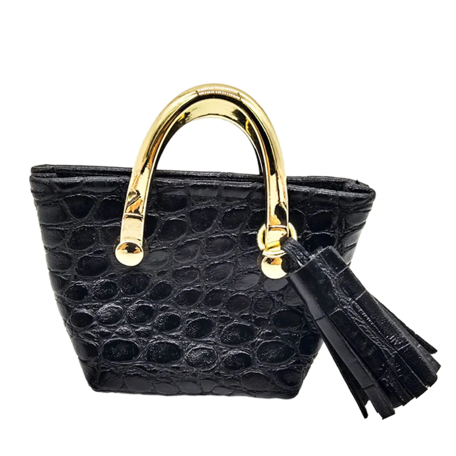 1/6 Action Figures Handbag BJD Doll PU Leather Decoration For Mini Doll School Bag Dollhouse Toys Accessories
