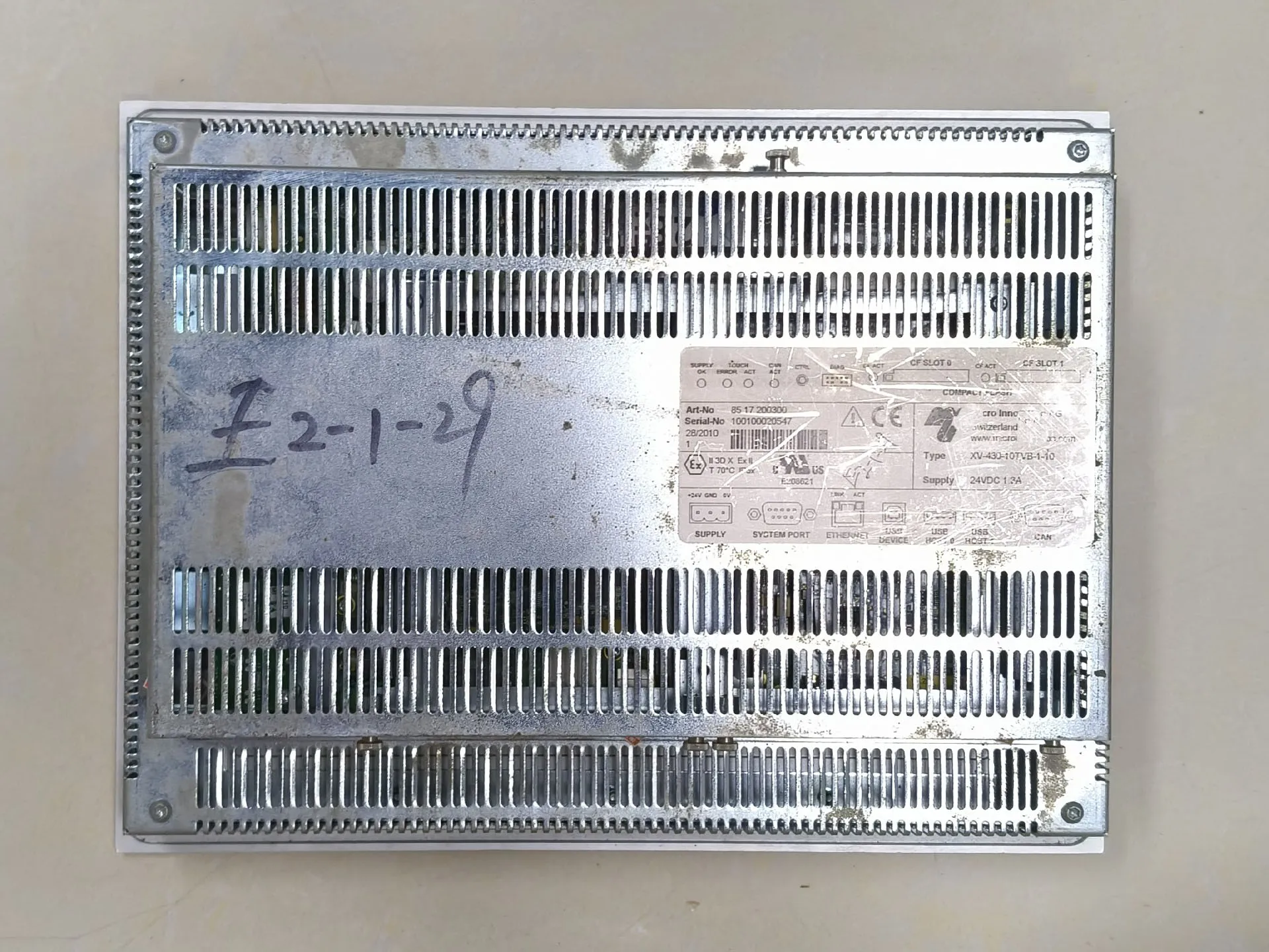 XV-430-10TVB-1-10 HMI Screen for Micro Innovation AG