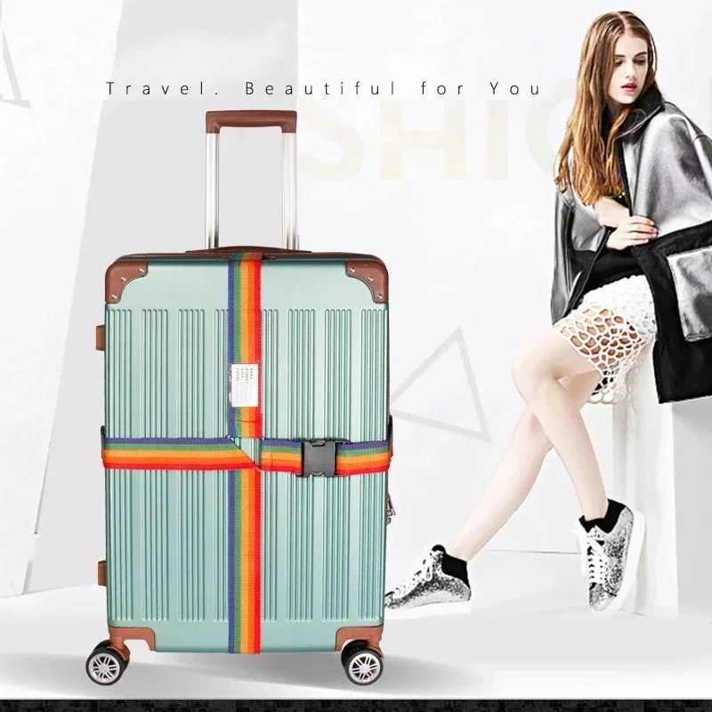 

Удобные регулируемые ремни для багажа, портативные эластичные ремни, незаменимые для путешествий, многоразовые ремни для защиты чемоданов и аксессуаров.