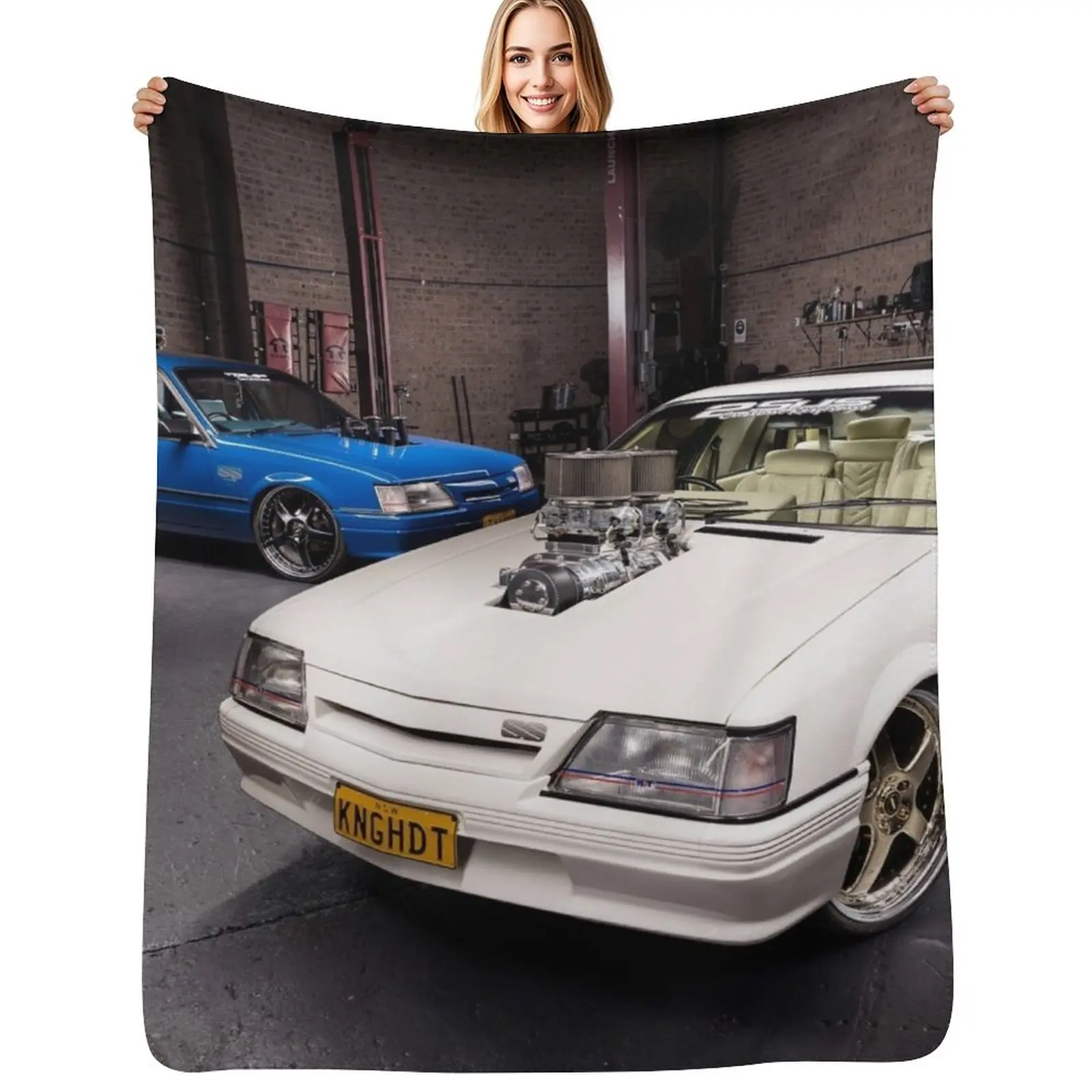 

Ray and Tony's Holden VK Commodores Throw Blanket Cozy Throw Blanket for Bed Sofa Chair
