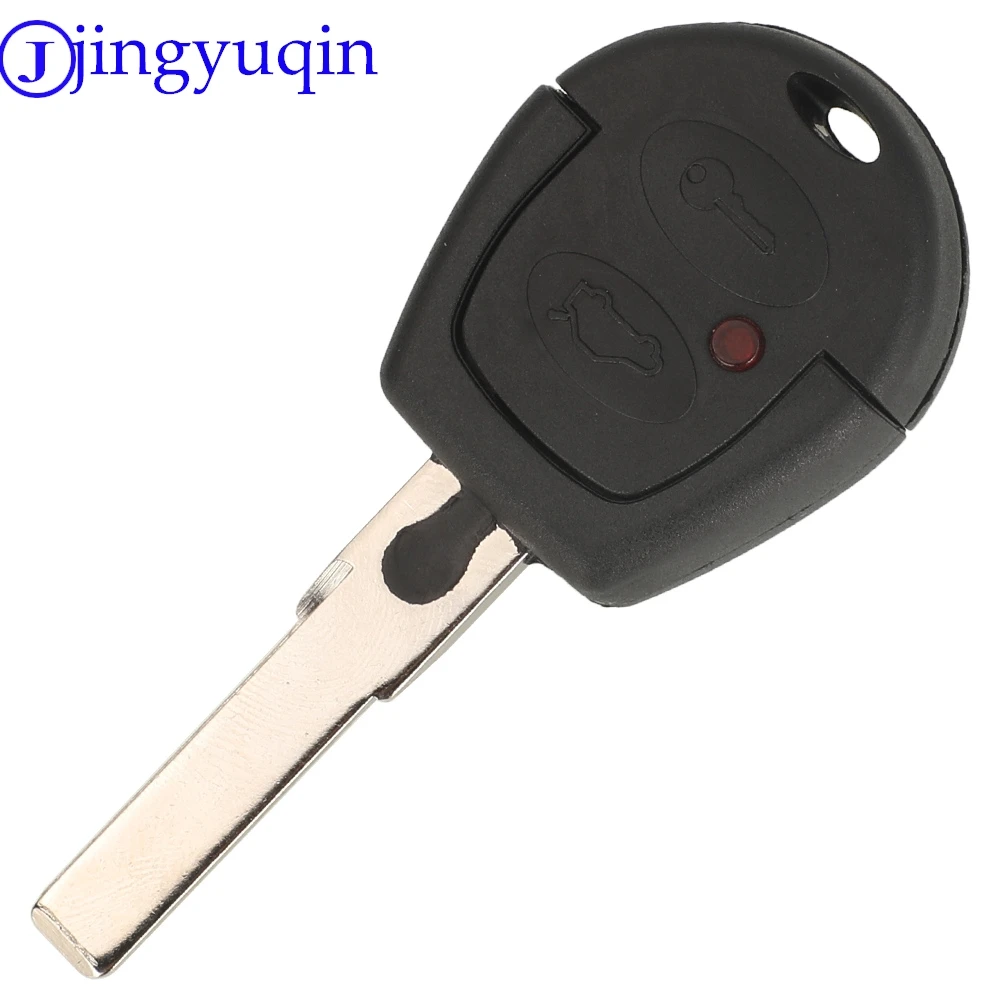 jingyuqin Remote 2Buttons 433Mhz ID48 Chip Keyless Entry Car Key For VW Fox 2006-2008 Citi Golf 2003 4Z0959753C