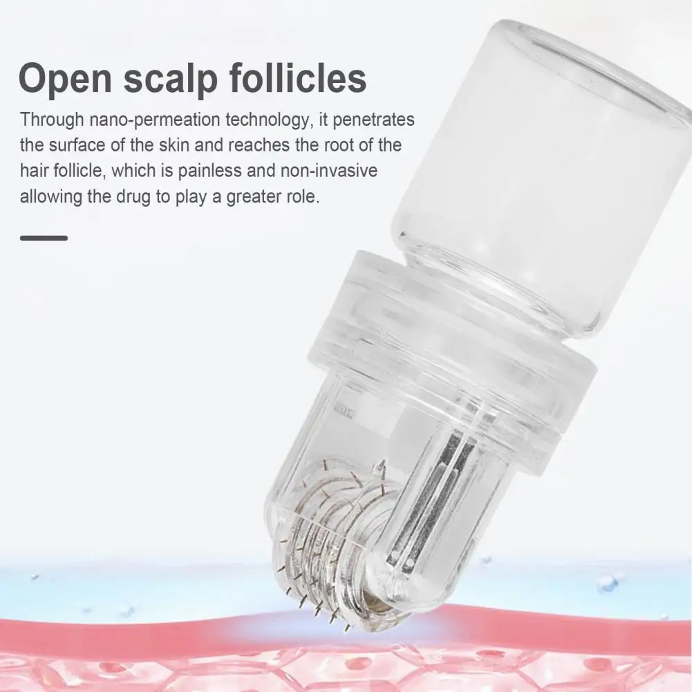 Scalp Treatment Technology Nano-microneedle Hair Growth Scalp Applicator Comb Massager Tool for Serum Oil Liquids Home Travel