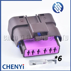 6 Pin Auto waterproof connector EGR valve plug Pump Fuel Pump Plug 211PC062S1049 for Volvo S40 Citroen Peugeot 3008 308