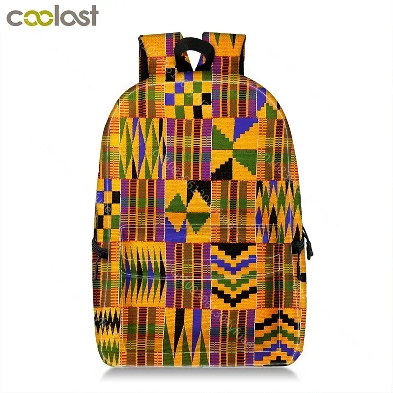 African Woman Print Backpack High Quality Girls Schoolbag African Ankara Backpack Afro Bag Woman Waterproof Travel Bag