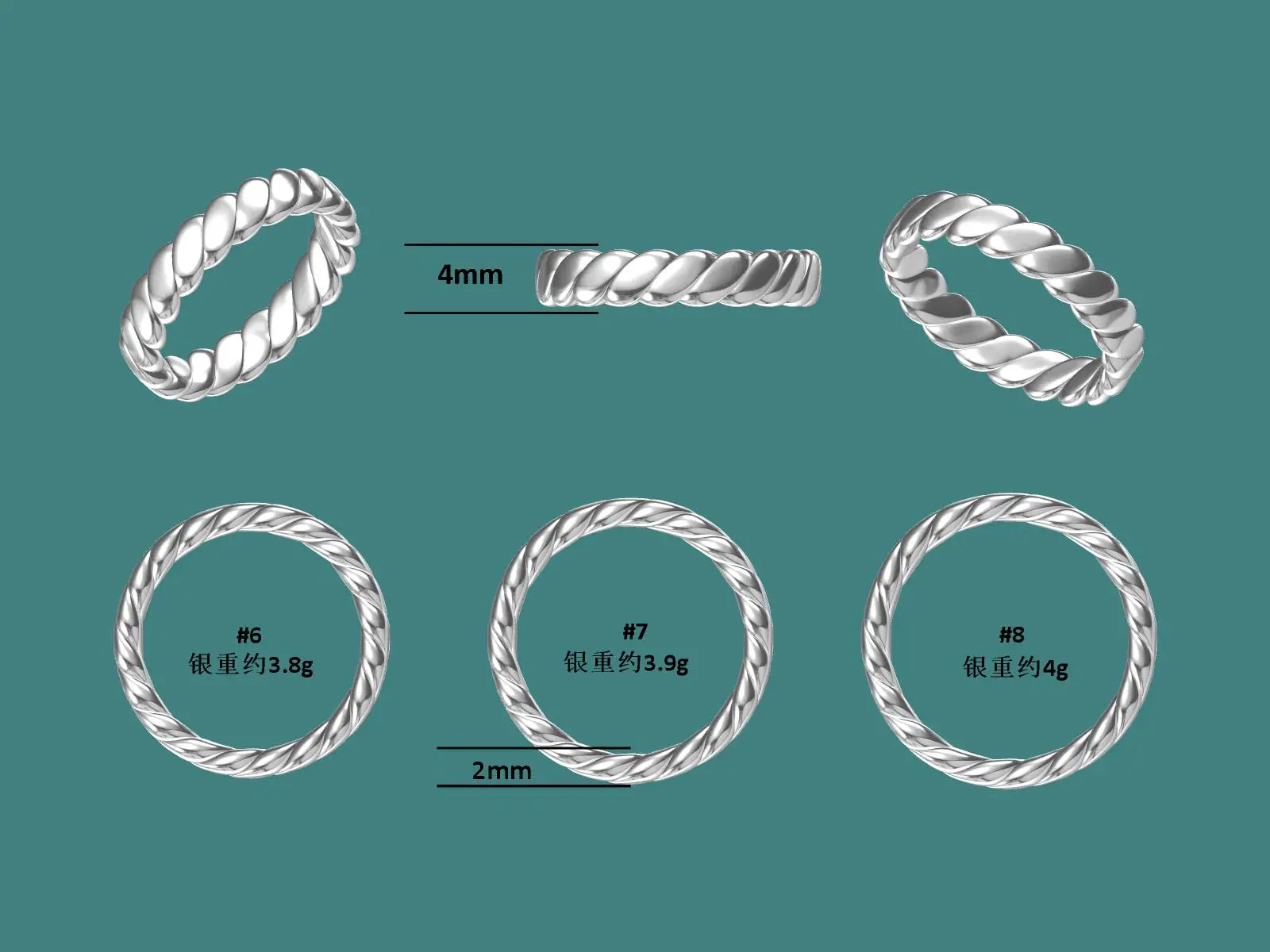 

Женское кольцо из серебра 925 пробы с гравировкой имени